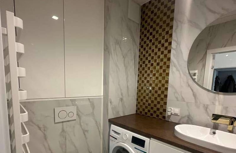Location d’un appartement confortable de 2 pièces avec terrasse, 48 m², quartier Żoliborz, Varsovie, Pologne